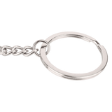 4EVER Romantic Stainless Alloy Metal Silver Nautical Steering Wheel Anchor & Love Boat Rudder Helm Couple Keychain