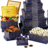 Broadway Basketeers Souring Saphire Sympathy Gift Tower