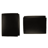 Improving Lifestyles Leather Men Tri Fold Wallet FIXED Flip Up Window ID with FREE Organza Gift Bag